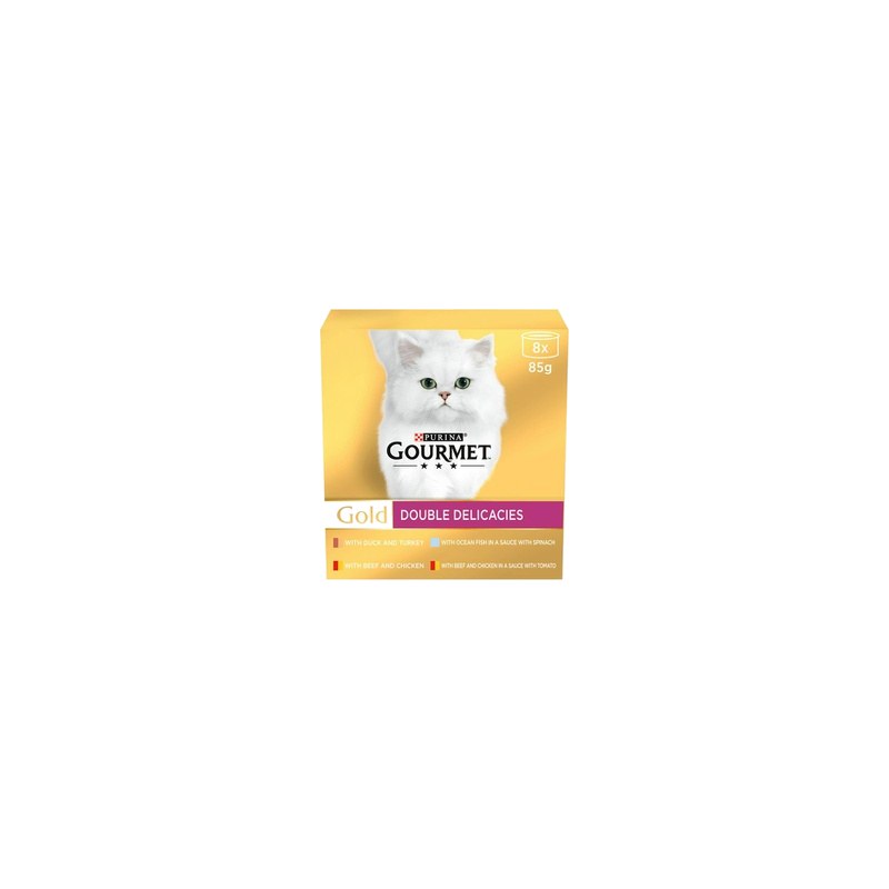 Purina Gourmet Gold Double Delicacies (8x85g)