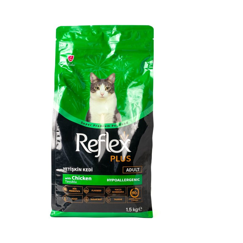 Reflex Plus Adult Cat Dry Food, 1.5kg