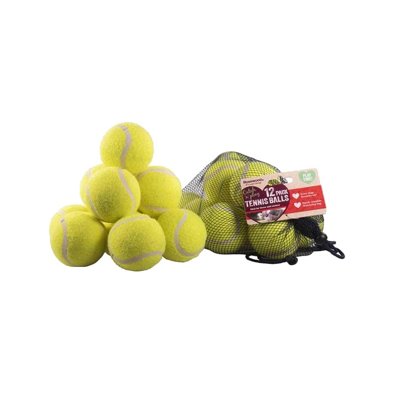 Rosewood Catch ‘n’ Play 12 Pack Tennis Balls
