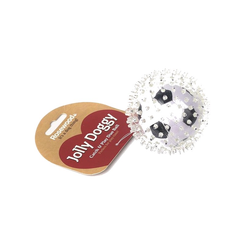 Rosewood Catch & Play Duo Ball – White
