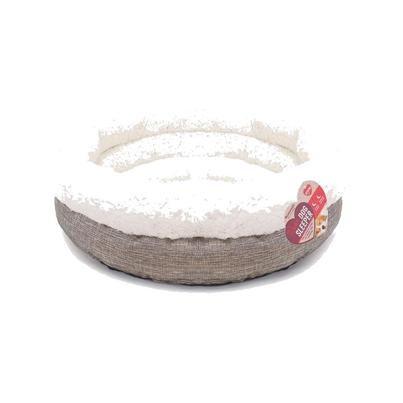 Rosewood Deep Tweed Round Teddy Bear Bed