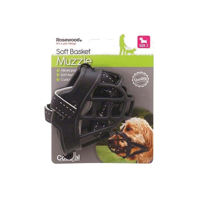 Rosewood Soft Basket Muzzle Size 2