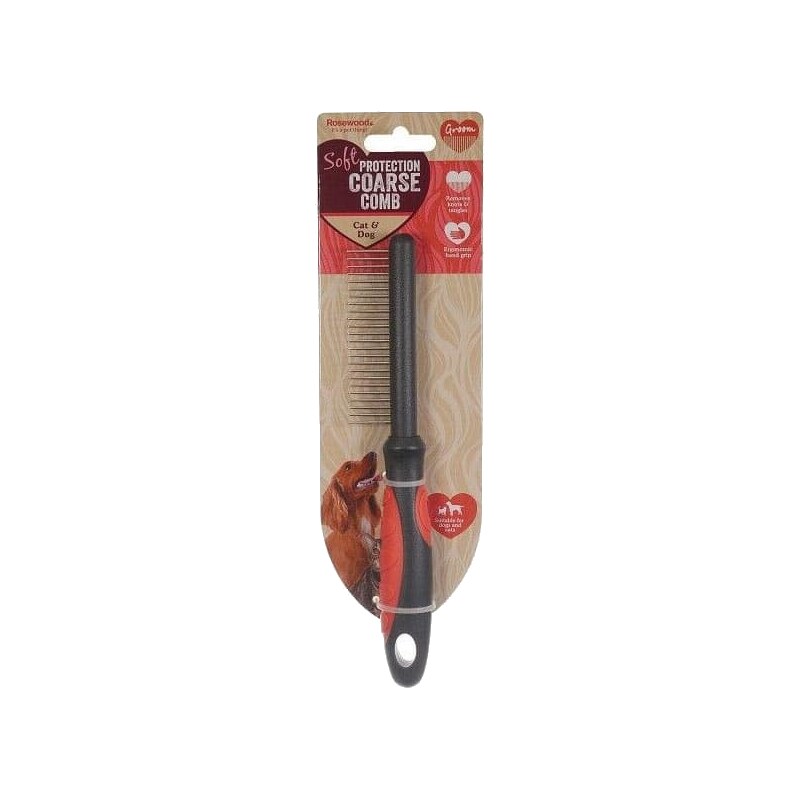 Rosewood Soft Protection Coarse Comb