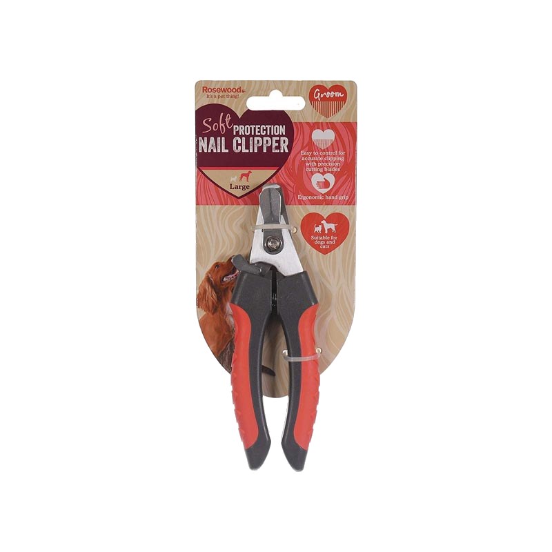 Rosewood Soft Protection Salon Grooming Nail Clipper – Large