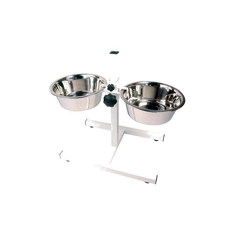 RoseWood Stainless Steel Adjustable Double Diner