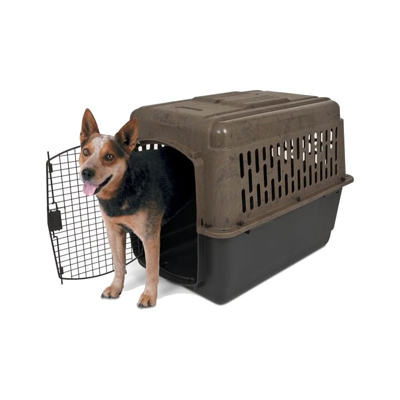 Ruffmaxx Single Door Camo Dog Crate 30-50lbs