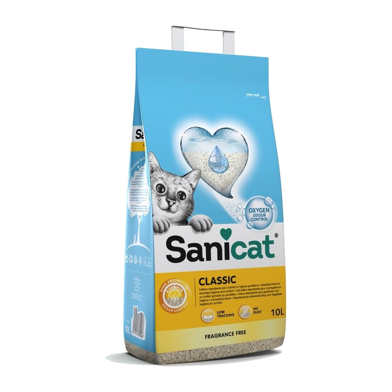 SANICAT CLASSIC FRAGRANCE FREE CAT LITTER