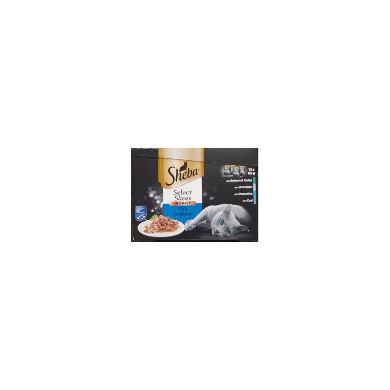 Sheba Select Slice in Gravy (Fish Selection)12x 85g