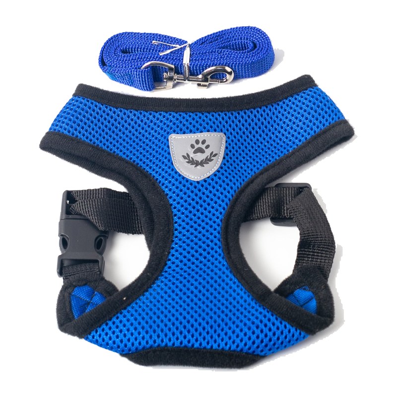 Soft Mesh Harness with Leash for small dogs and Puppies