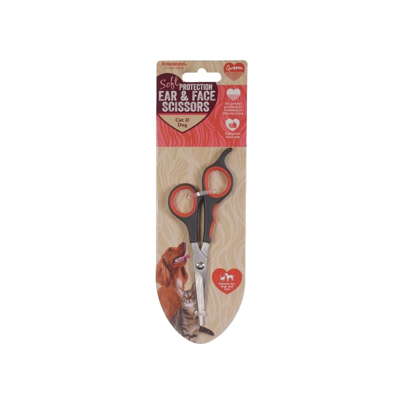 Soft Protection Salon Grooming Ear/Face Scissors