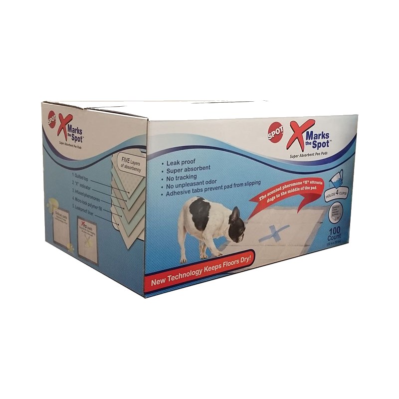 Spot X Marks The Spot Extra Absorbent Pee Pads x100