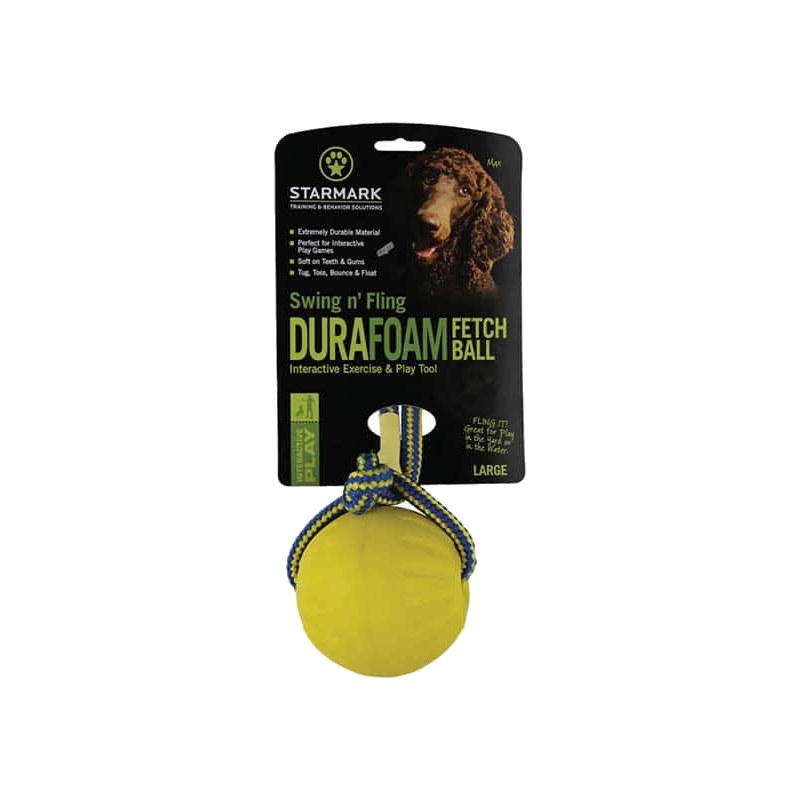 Starmark Swing ‘n’ Fling DuraFoam Fetch Ball