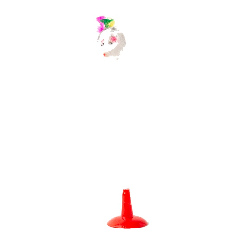 Suction Stick Mouse Teaser Toy for Cats