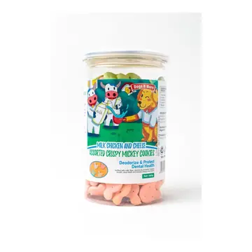 Assorted Cripsy Mickey Dog Cookies 380g