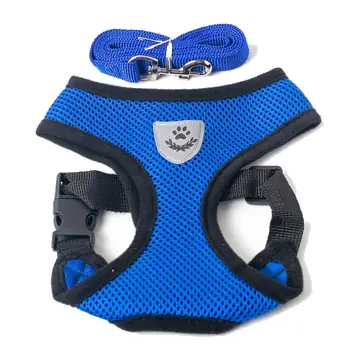 Soft Mesh Harness with Leash for small dogs and Puppies