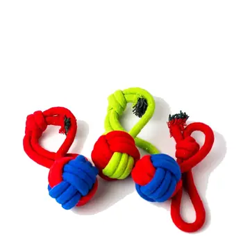 Woven Rope Long Ball Toy - Medium
