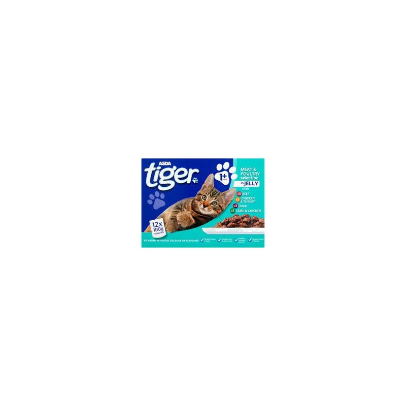Tiger +1 Cat wet pouch (Single Pouch)