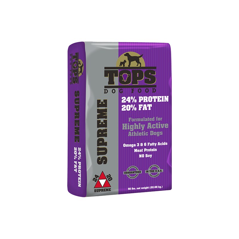 Tops Supreme 24/20 Dry Dog Food 22.68kg