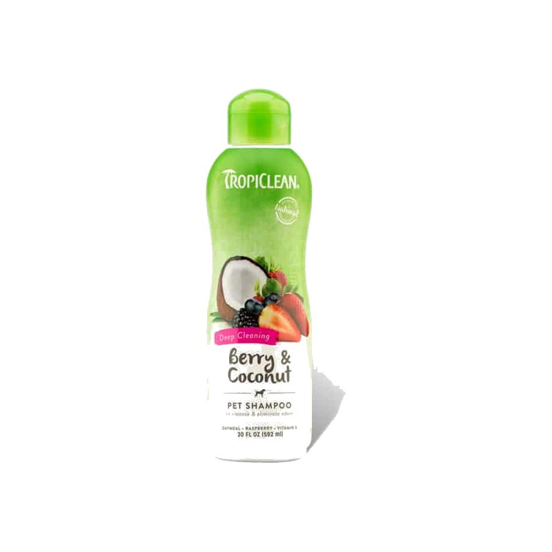 TropiClean Berry & Coconut Pet Shampoo