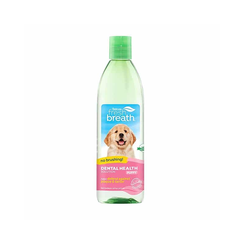TropiClean Fresh Breath Dental Health Solution for Puppies