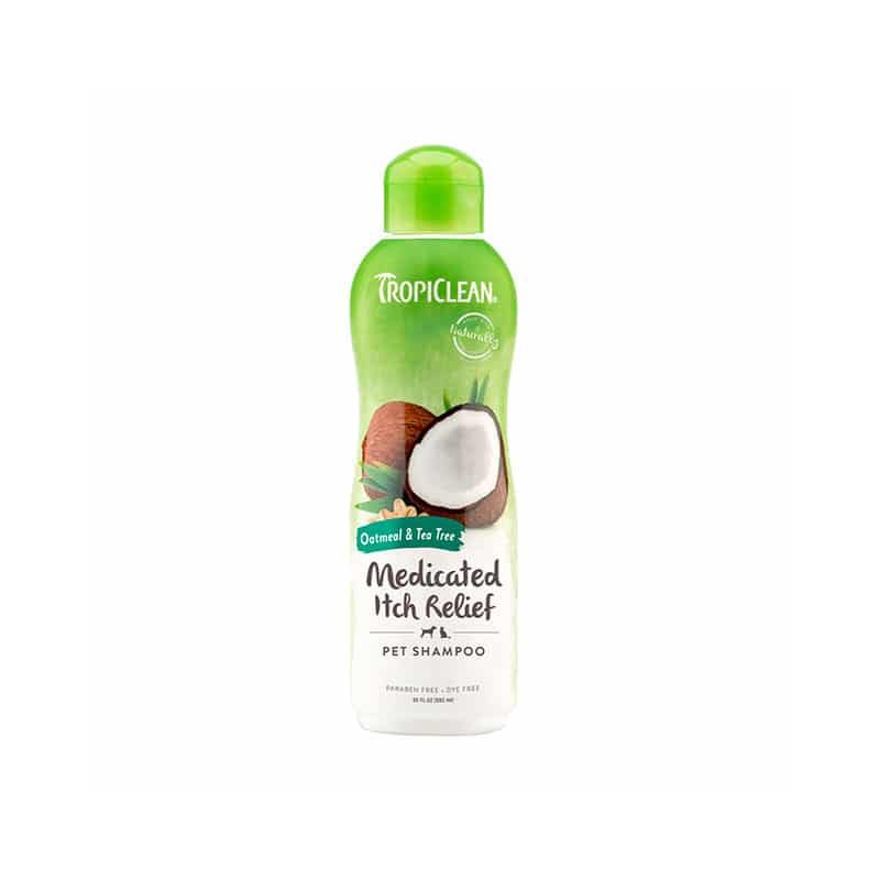 Tropiclean Oatmeal & Tea Tree Medicated Itch Relief Pet Shampoo