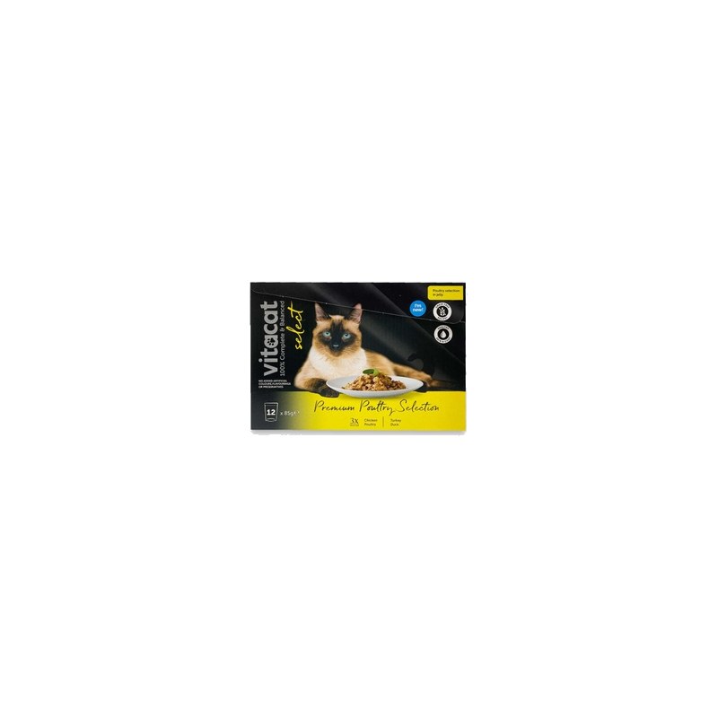 Vitacat Premium Poultry Selection (12×100g)