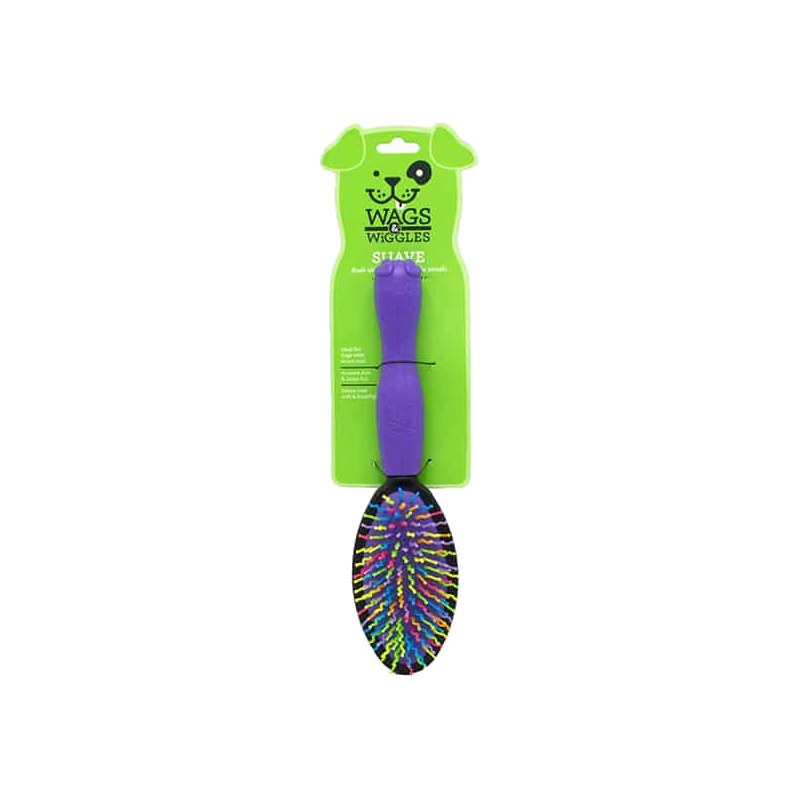 Wags & Wiggles Large Dual Sided Bristle & Wiggle Pin Brush