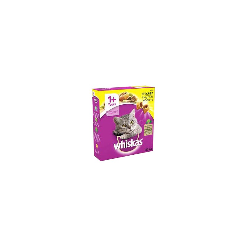 Whiskas +1 Dry Cat food Chicken (825g)