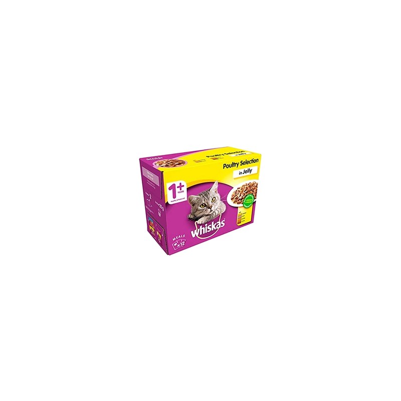 Whiskas +1 Wet food Poultry Selection ( (12x100g)