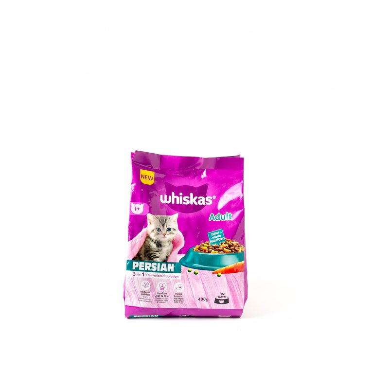 Whiskas Adult Persian Dry Cat Food 400g
