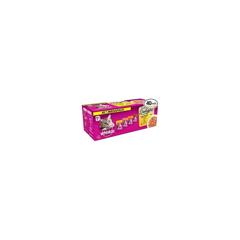 Whiskas Pure Delight Cat food (40x85g)