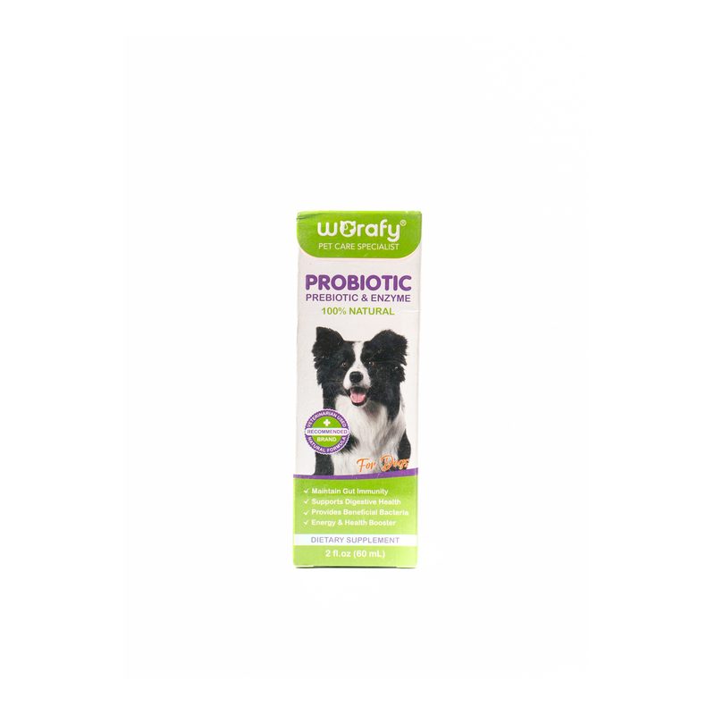 Worafy Probiotic Prebiotic and Enzyme Supplement for Dogs